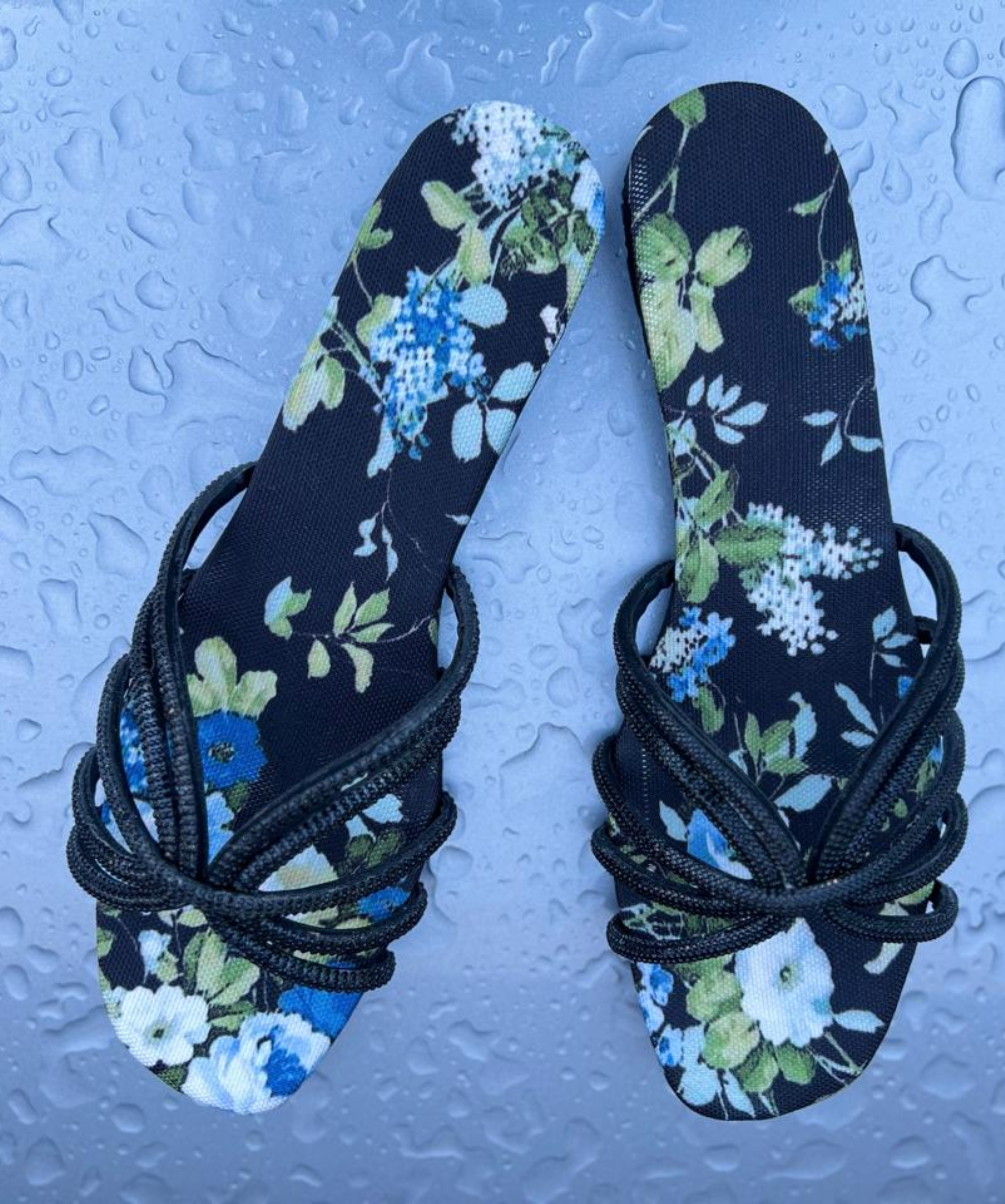 AVA FLORAL SLIDES - Zarin by Zarsah