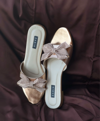 SEZANE BOW SLIDES - Zarin by Zarsah