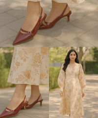 BUCKLED KITTEN HEELS - Zarin by Zarsah