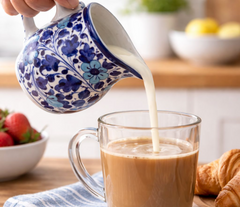 BLUE POTTERY MINI JUG