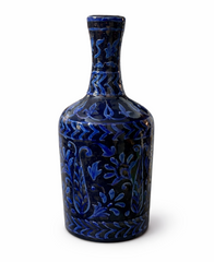 DEEP BLUE POTTERY VASE